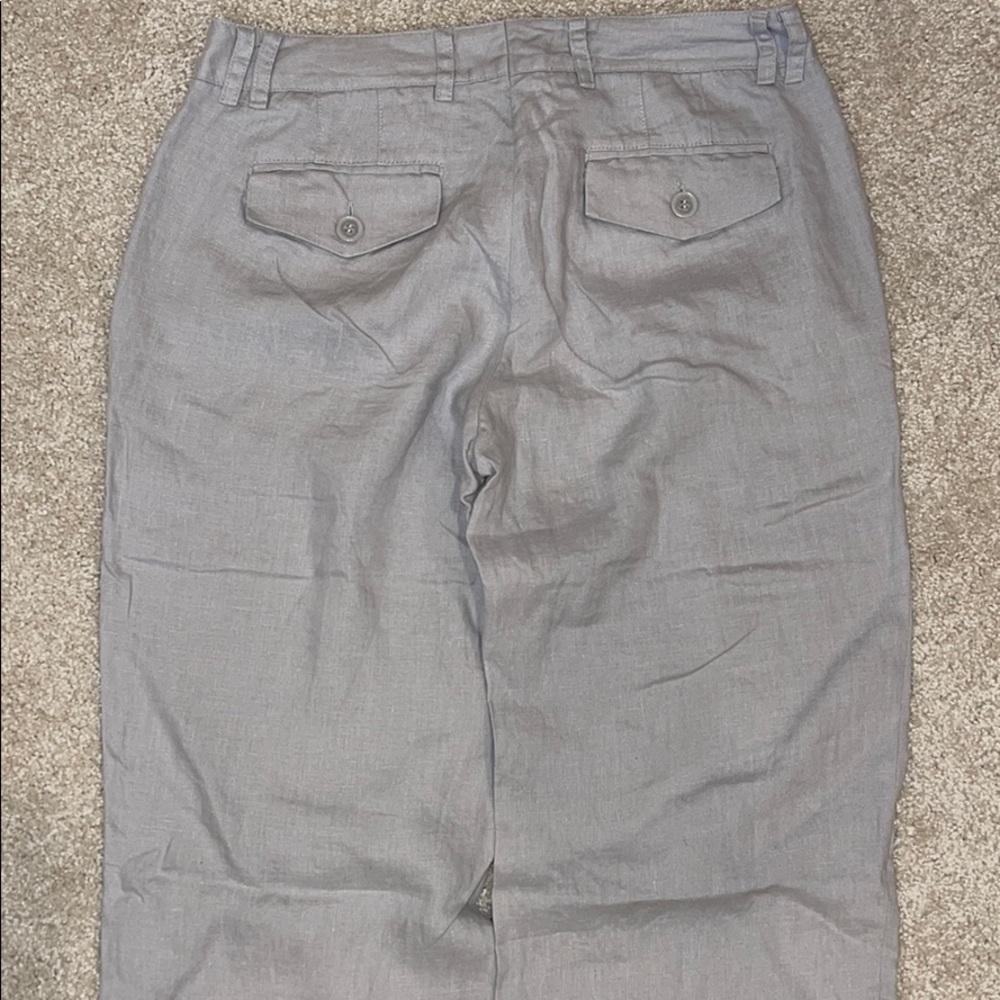 Light gray linen pants - Picture 5 of 9
